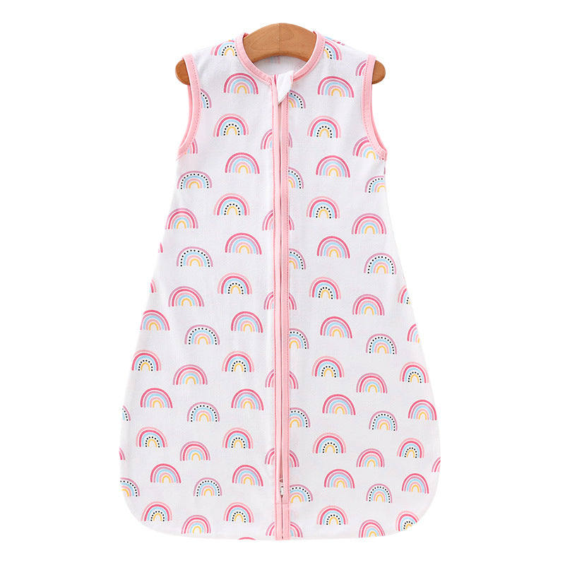 Newborn Summer Vest Sleeping Bag Baby Anti-kick Quilt