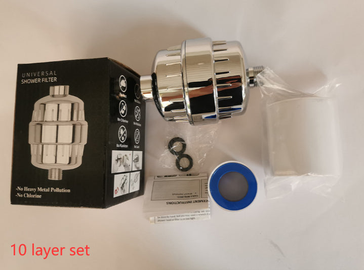 Cross-border Supply 10-16 Layers Bathing Machine Shower Water Purifier Shower Filter Shower Filter Filter Element