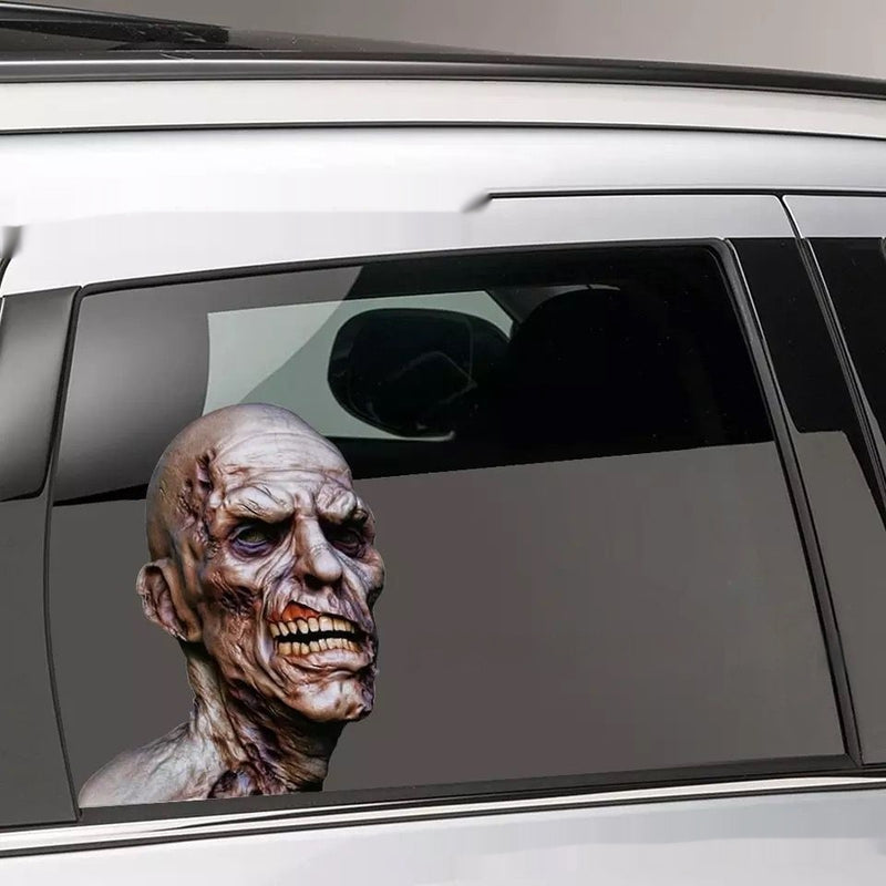 Auto-Fensteraufkleber 3D-Aufkleber Zombie-Vinylaufkleber Horror Halloween