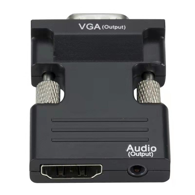 Hdmi Female To VGA Male Adapter Converter With Audio Projector HD Computer Display Set-top Box Hdmi