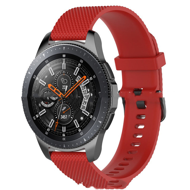 Adequado para Bracelete de Silicone com Partículas de Diamante para Galaxy Watch 42mm