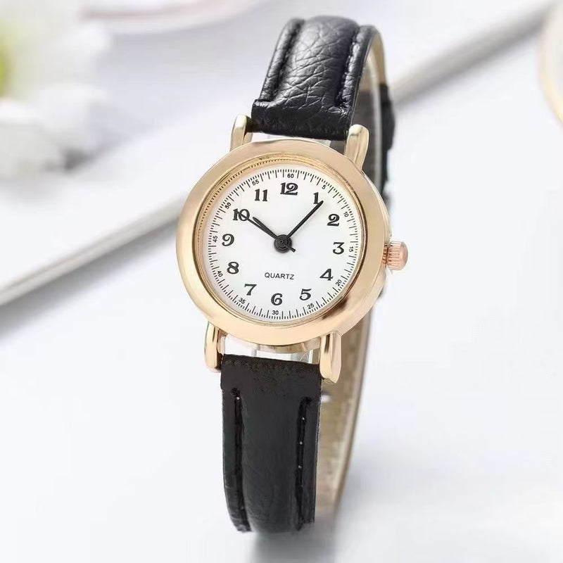 Frauen Student Korean Style Süß Literarisch Dünnes Armband Kleines Zifferblatt Paar Uhr
