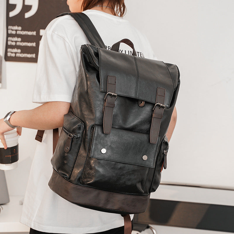 Korean Men's Casual Backpack Computer Bag
