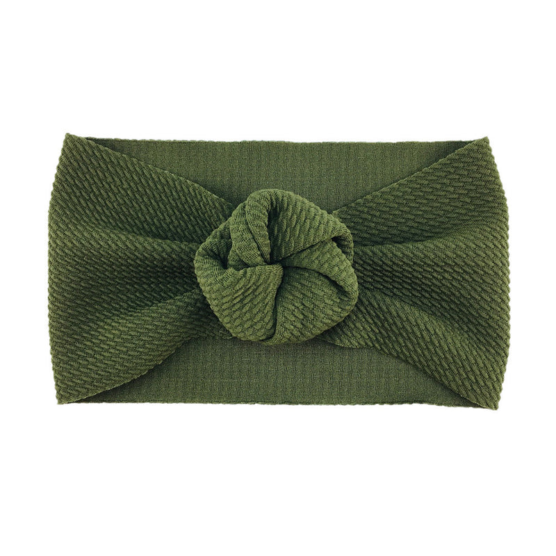 Baby Twill Bubble Rose Flower Headband Instagram-style Childrens Hair Accessory