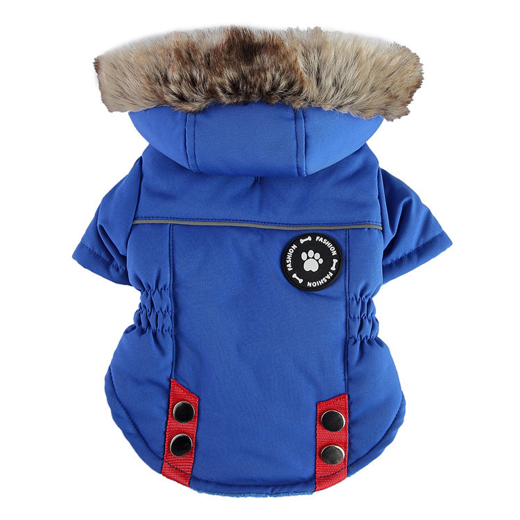 Winter-Baumwolljacke mit Reißverschluss für Hunde, Haustierbedarf