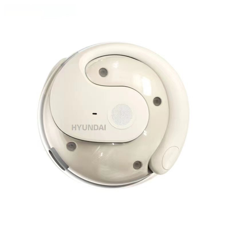 Auscultadores Bluetooth Sem Fios Coconut Ball, Modelo de Gancho com Redução de Ruído