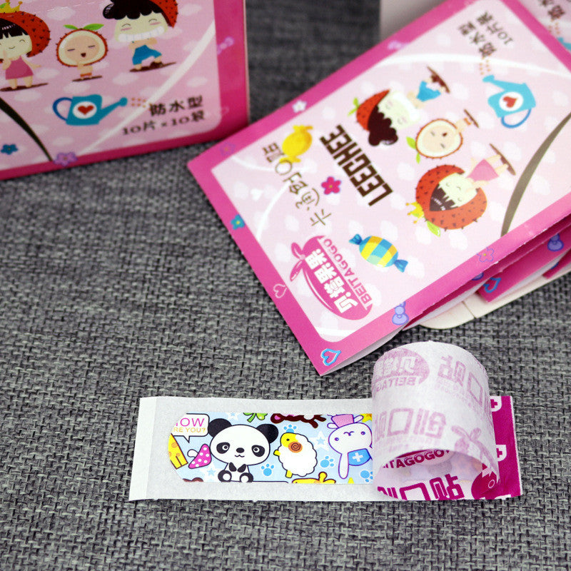 Cartoon Cute Children's Breathable And Waterproof Band-aids