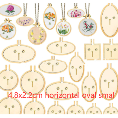 Wooden Mini Embroidered Stretch Jewelry