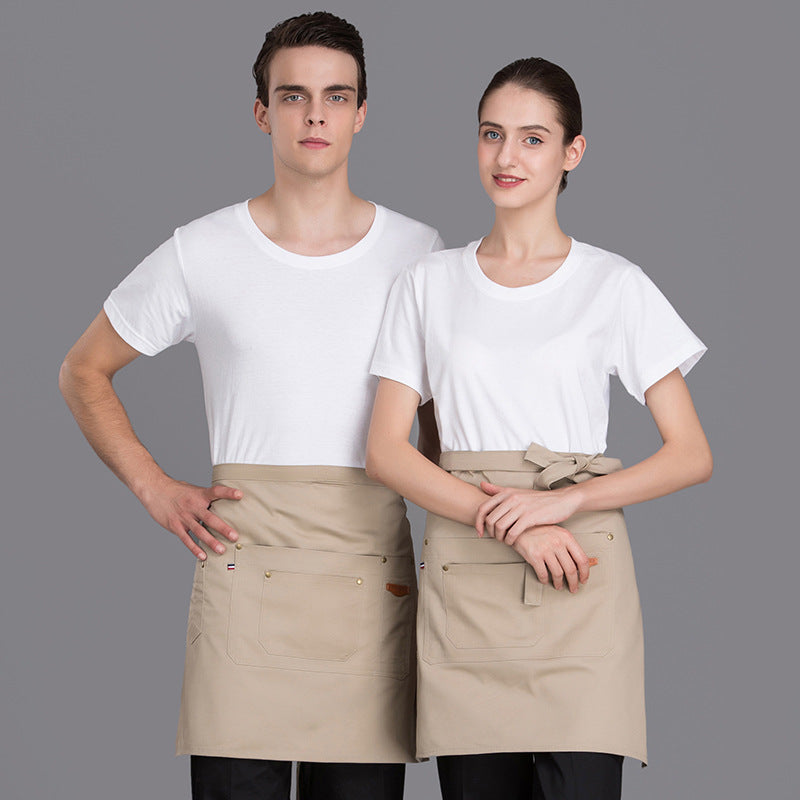 Men's and women's canvas kitchen skirt