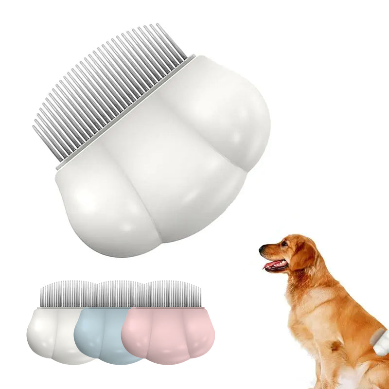 Hundepflegekamm Komfortabler Haustier kleiner Läuse-Flohkamm Universal Fellpflegebürste Muschelkamm entfernt Verfilzungen für Hunde Kaninchen Haustierprodukte