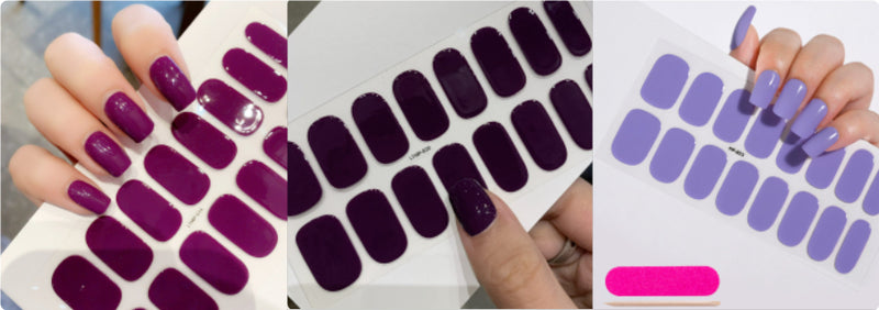 Autocolantes de beleza para unhas, semi-curados, de segunda geração, impermeáveis e duradouros