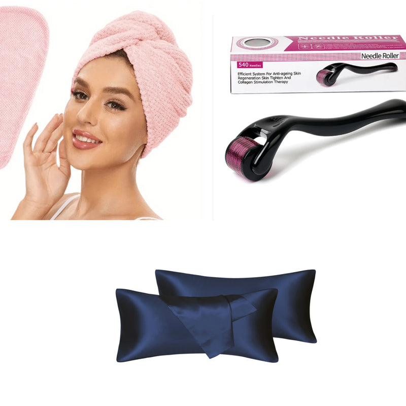 Womens Coral Fleece Hair Drying Cap Highly Absorbent