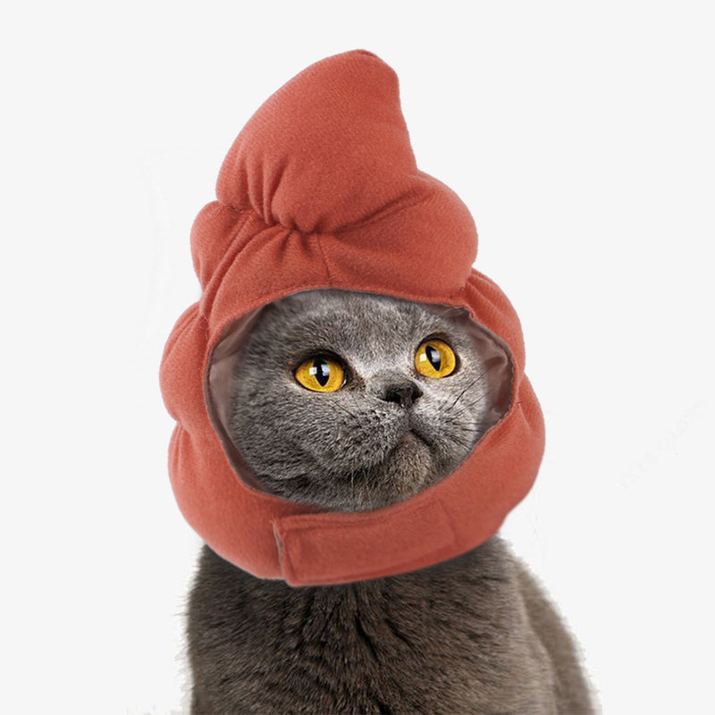 Divertido disfarce de cão e gato, gorro quente, adereço para fotos, acessório de cabeça