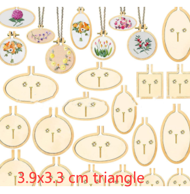 Wooden Mini Embroidered Stretch Jewelry