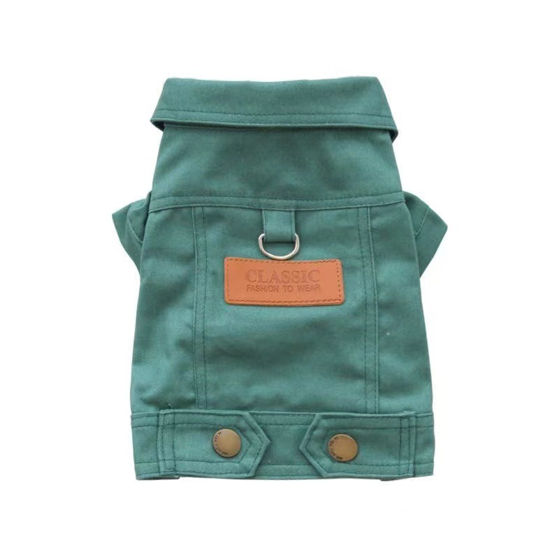 Hund-Katze-Herbst-Traktions-Jeansjacke