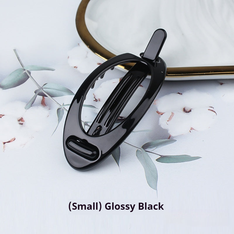 Simple Retro Hair Band Oval Barrettes