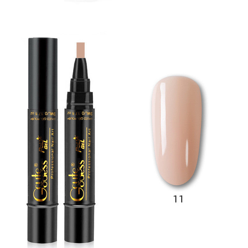 Caneta de Cola para Unhas 3 em 1, Caneta de Cola de Passo Único, Caneta Íman para Unhas de Gel Fotopolimerizáveis, Caneta Íman Forte para Efeito Olho de Gato e Efeito Água, Ferramenta de Manicure DIY