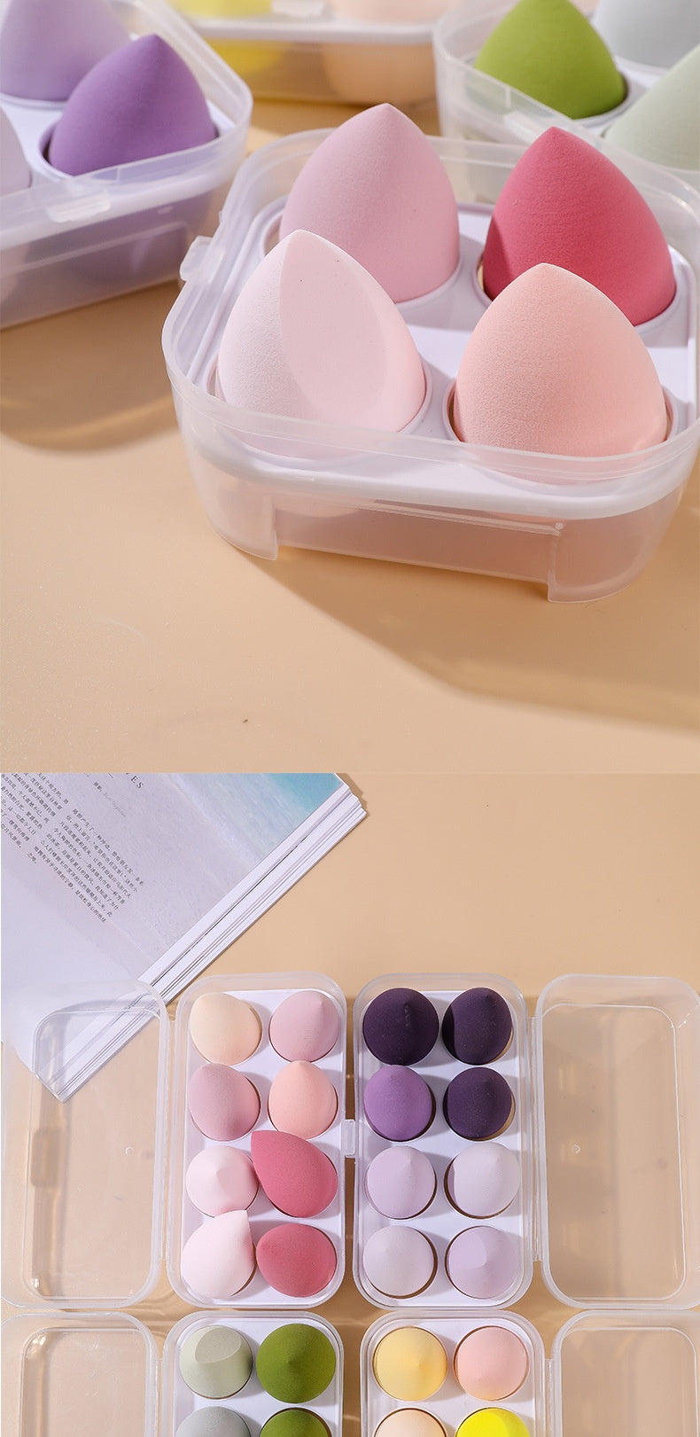 Cosmetic Egg Powder Puff Cushion Super Soft Smear-proof Beauty Blender Studio Sponge Egg