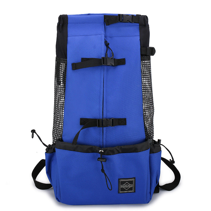 Mochila para animais de estimação exposta, ventilada, respirável e lavável