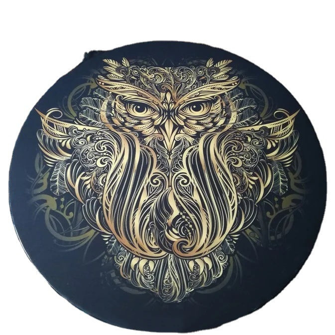 Home Fashion Shaman Drum Owl Print