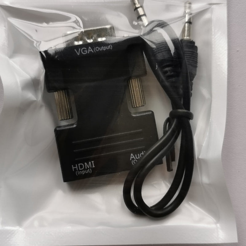 Hdmi Female To VGA Male Adapter Converter With Audio Projector HD Computer Display Set-top Box Hdmi