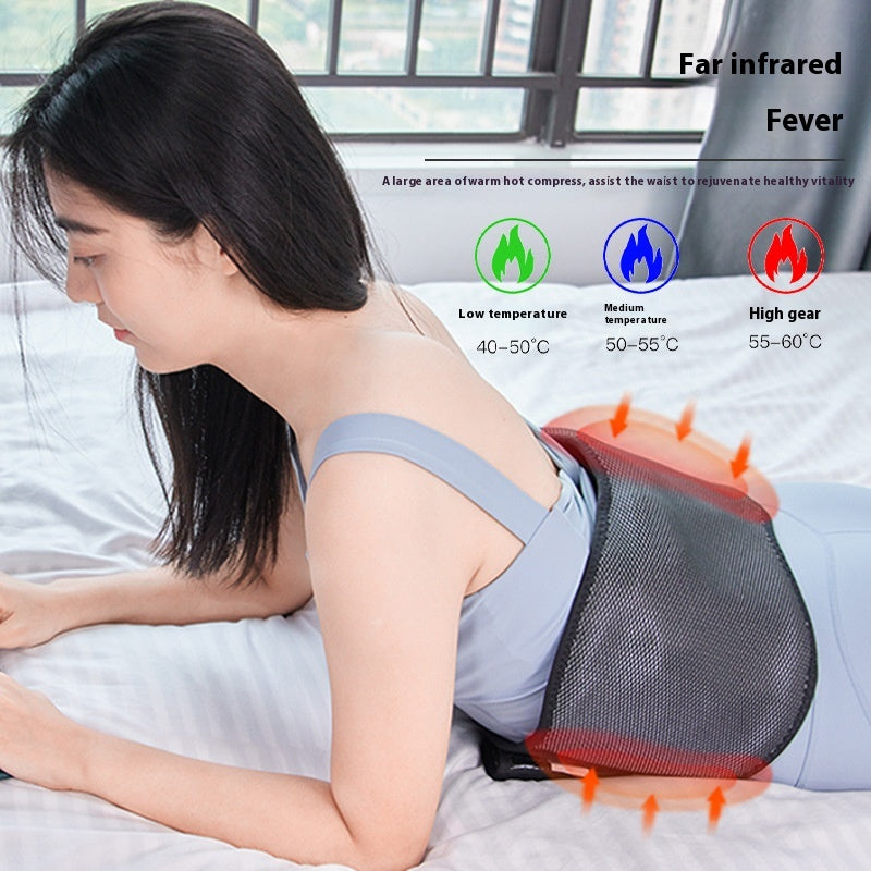 Aparelho de Massagem com Cinto de Aquecimento e Pressão de Ar, Dispositivo de Fisioterapia Conveniente para Hérnias Discais