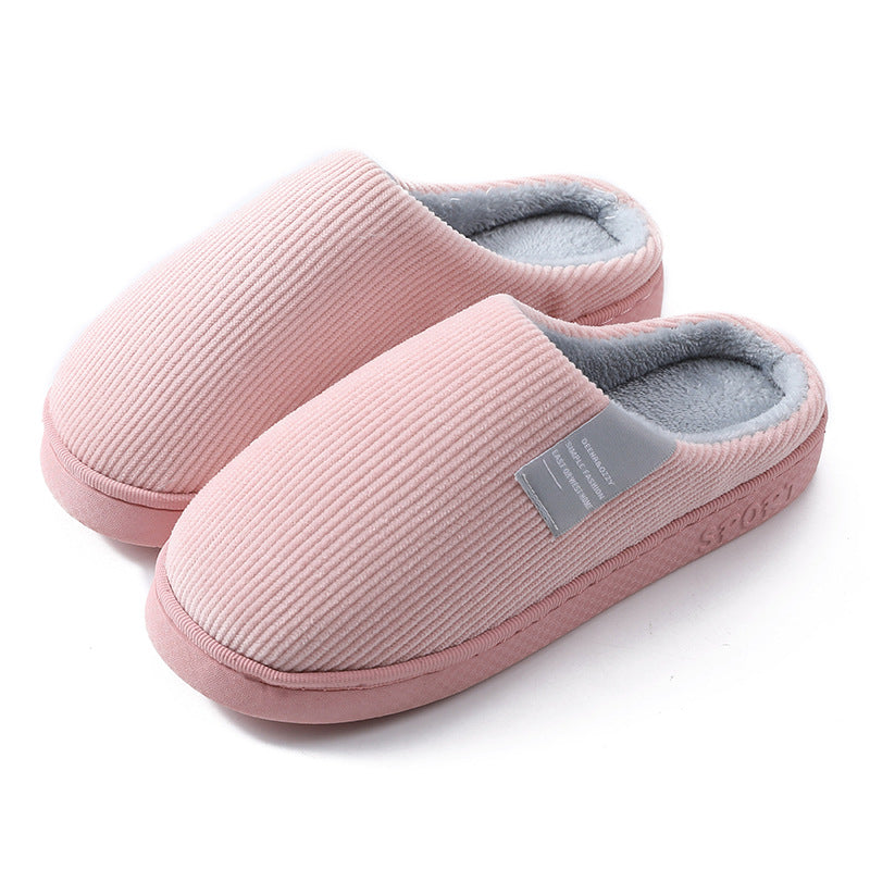 Non Slip Soft Soled Thickened Warm Home Cotton Slippers