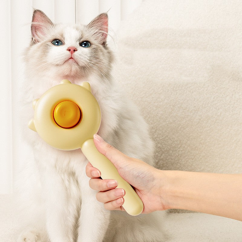 Katzenkamm-Massage-Haustier-Zauberkamm-Haarentfernung-Katzen- und Hundebürste Haustier-Pflege- und Reinigungszubehör Kratzgerät