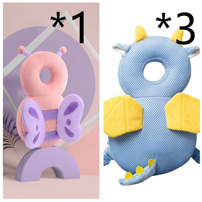 Baby Toddler Headrest Child Protection Baby Head Protection Cushion Cute Angel Wings