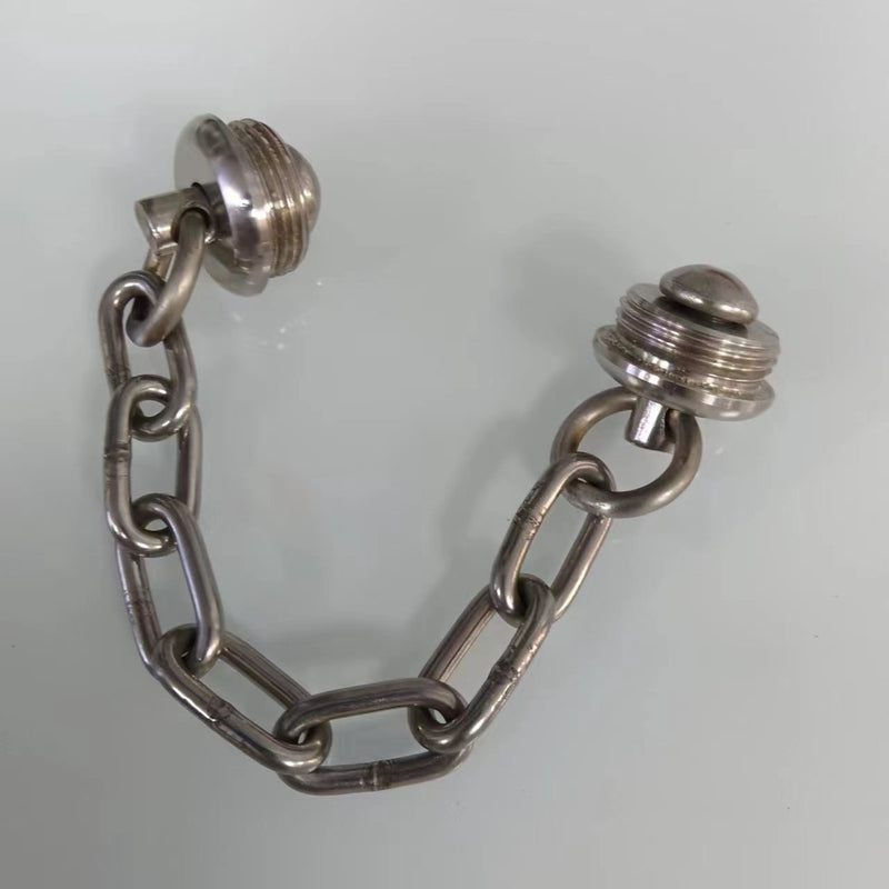 Nunchaku de Combinação em Aço Ligado Aço Inoxidável Real para Prática Desmontável