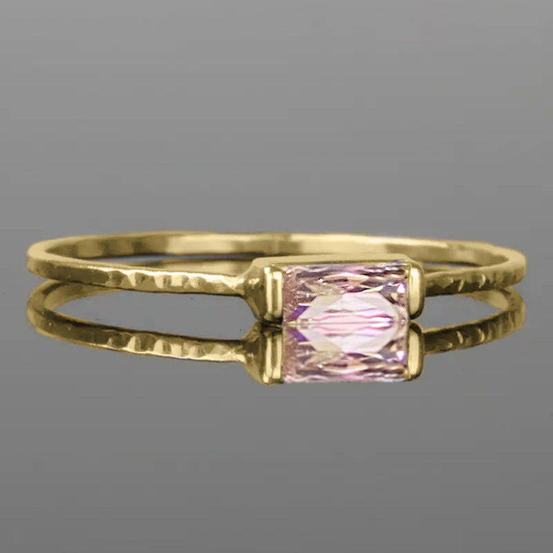 Cao Shi schlichter, feiner Ring im europäischen und amerikanischen Stil für Damen