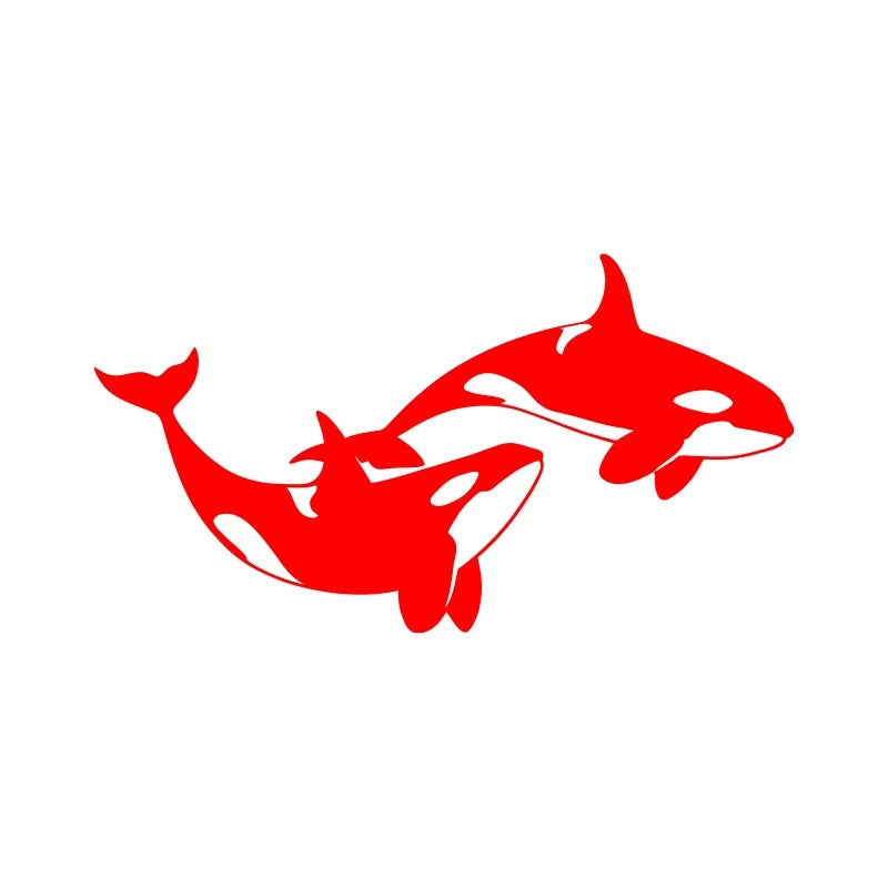 Orca Car Window And Rear Bumper Decorative Sticker