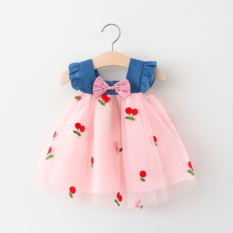 Vestido de moda coreana estilo princesa para rapariga