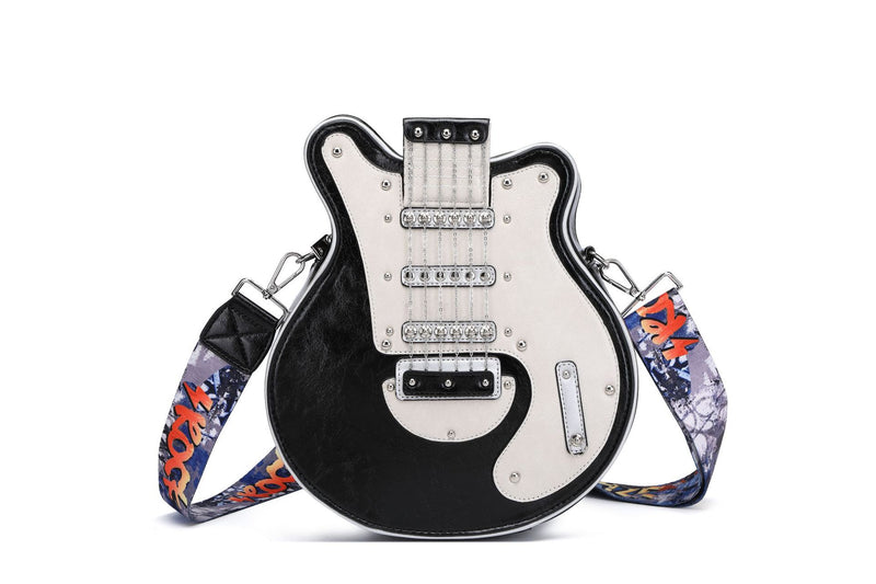 Personalisierte Fashion-Umhängetasche im Gitarren-Design für Damen