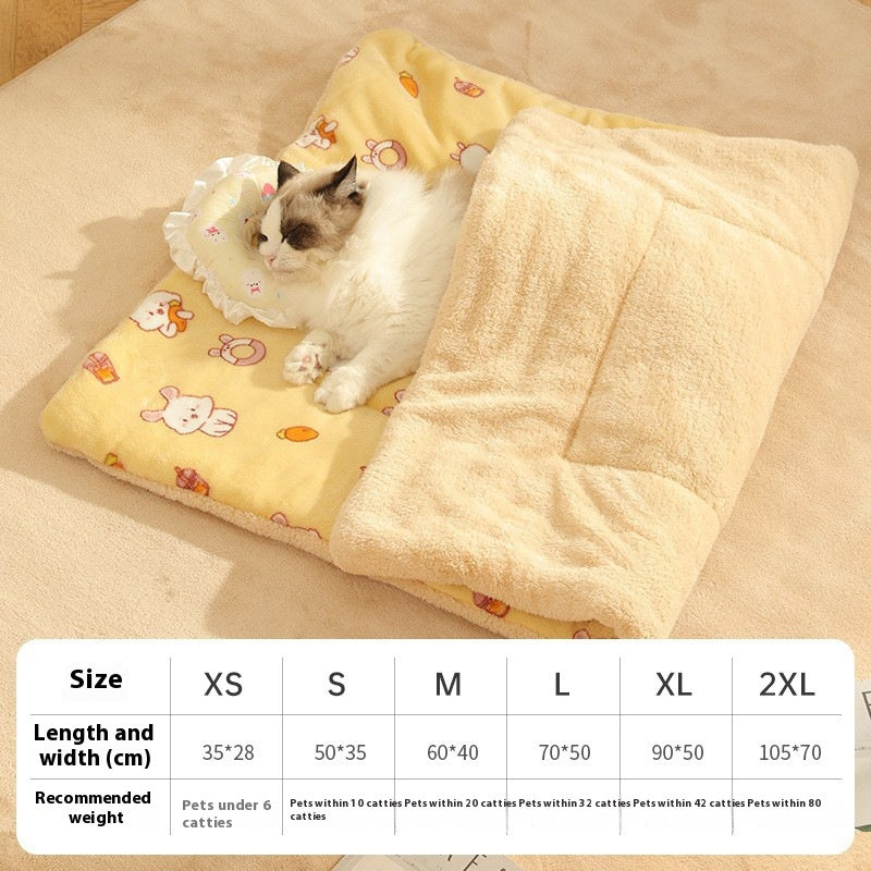 Warm Cat Mat Sleeping Blanket Stepping On Milk Cushion