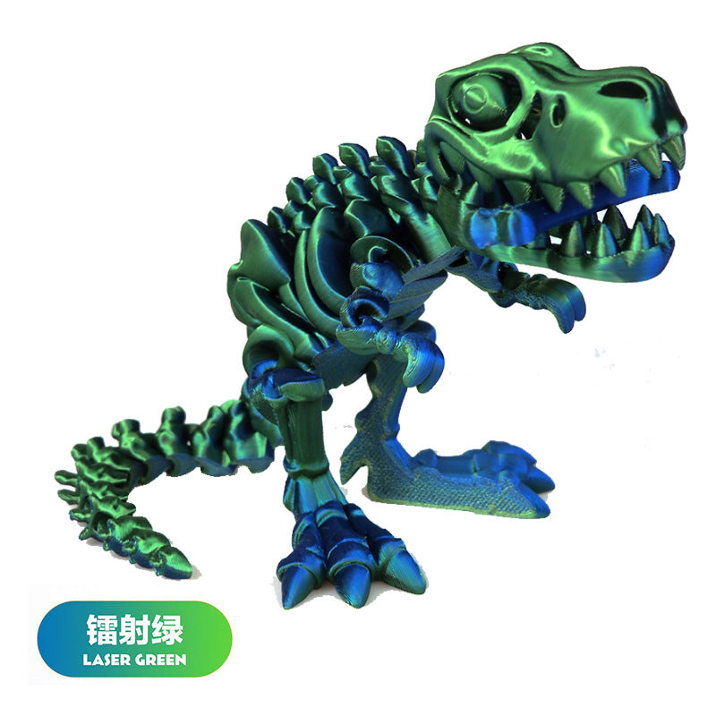 3d Printing Tyrannosaurus Rex Deformation Ornaments Hand Office