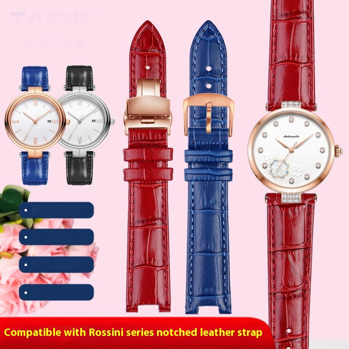 Women's Leather Watch Band Notch