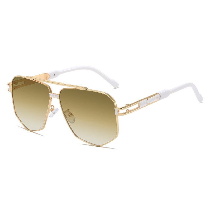 Affordable Luxury Fashion Metal Mens Sun-Protective Sunglasses