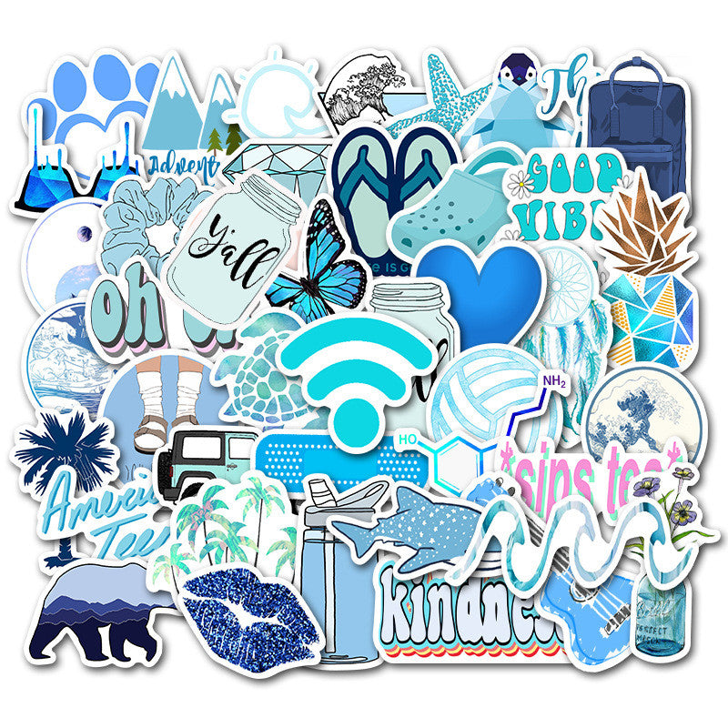 New Suitcase Stickers Waterproof Graffiti Guitar Stickers