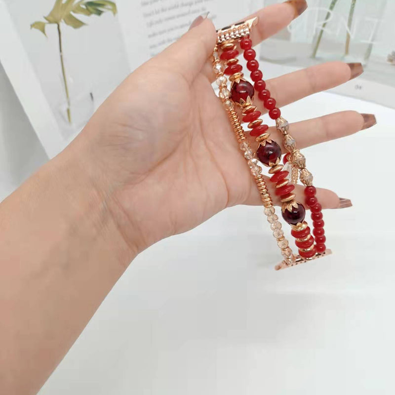 Bracelete de Contas Elástico para Apple Watch
