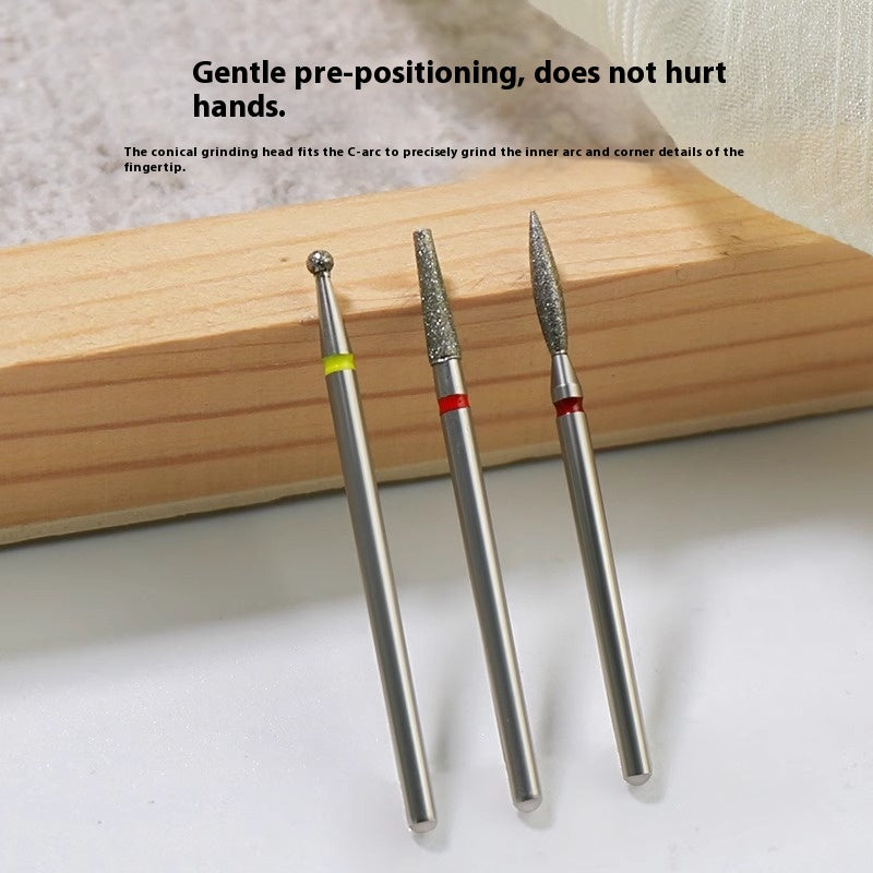 Pre-dismounting Polishing Head Set Of Diamond Sand For Manicure