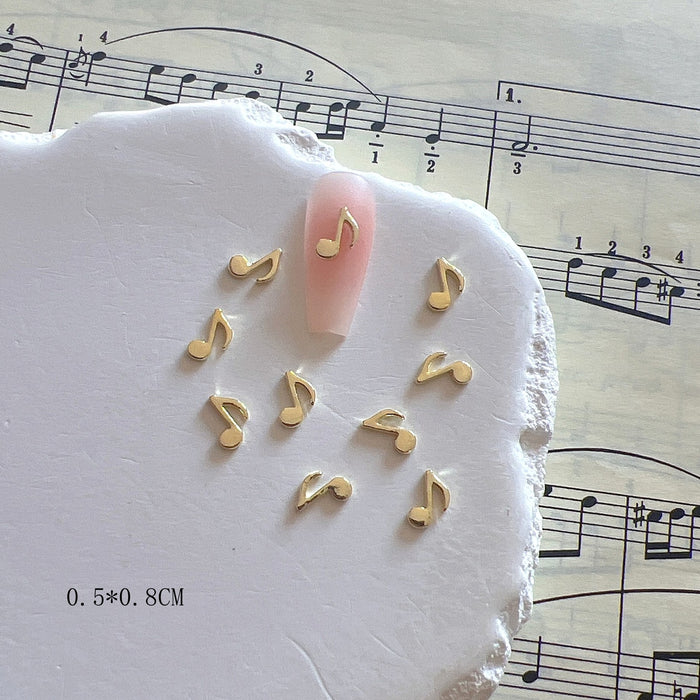 Music Symbols Alloy Jewelry Nails Metal Accessories