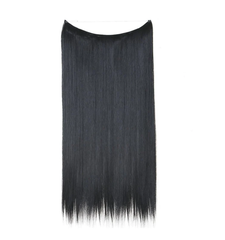 Women's One-piece Adjustable Invisible Straight Multi-color Gradient Hair Extension Fishline