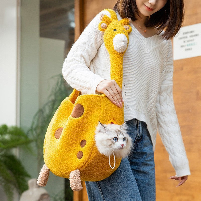 Cat Carrier Off-shoulder Bag Animal Patterns