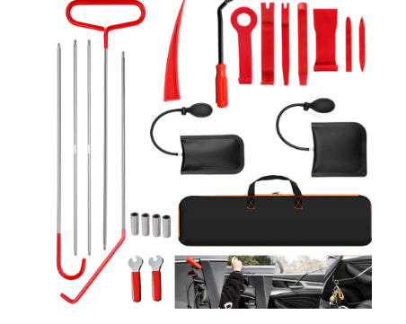 Car Tool Kit With No Damage Air Wedge Bag