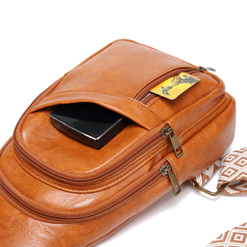 European And American Ladies Casual Fashion Retro Chest Bag