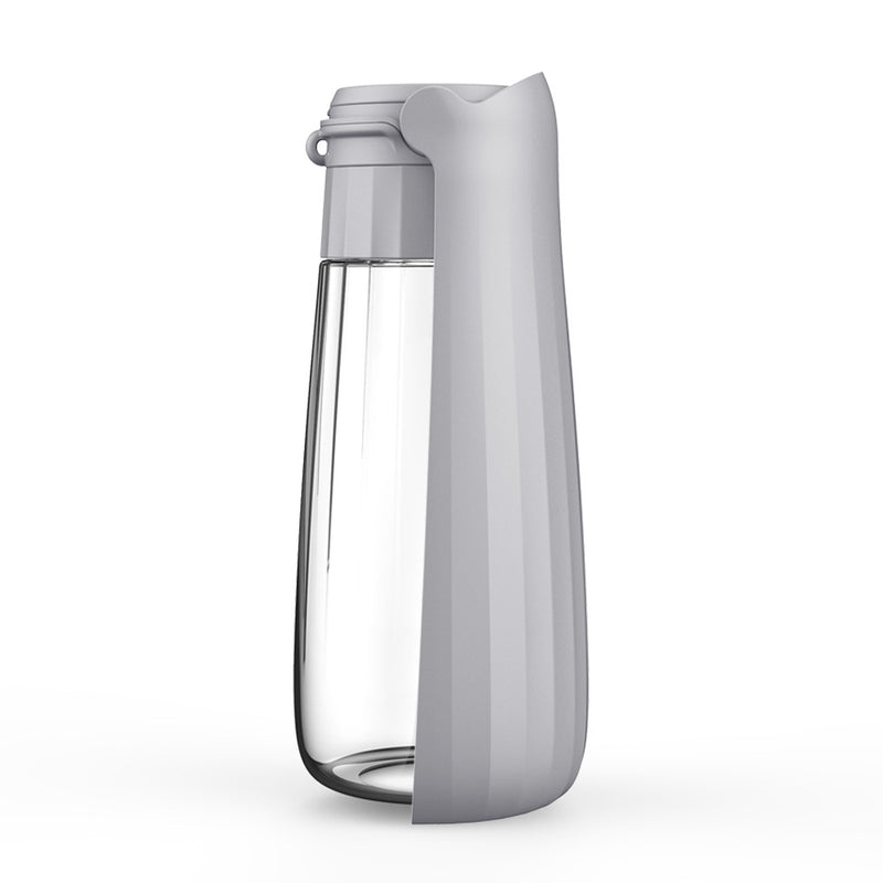 Copo de água para animais de estimação, portátil, dobrável, garrafa de água para cães, 550ml, grande capacidade, médio a grande, garrafa para beber