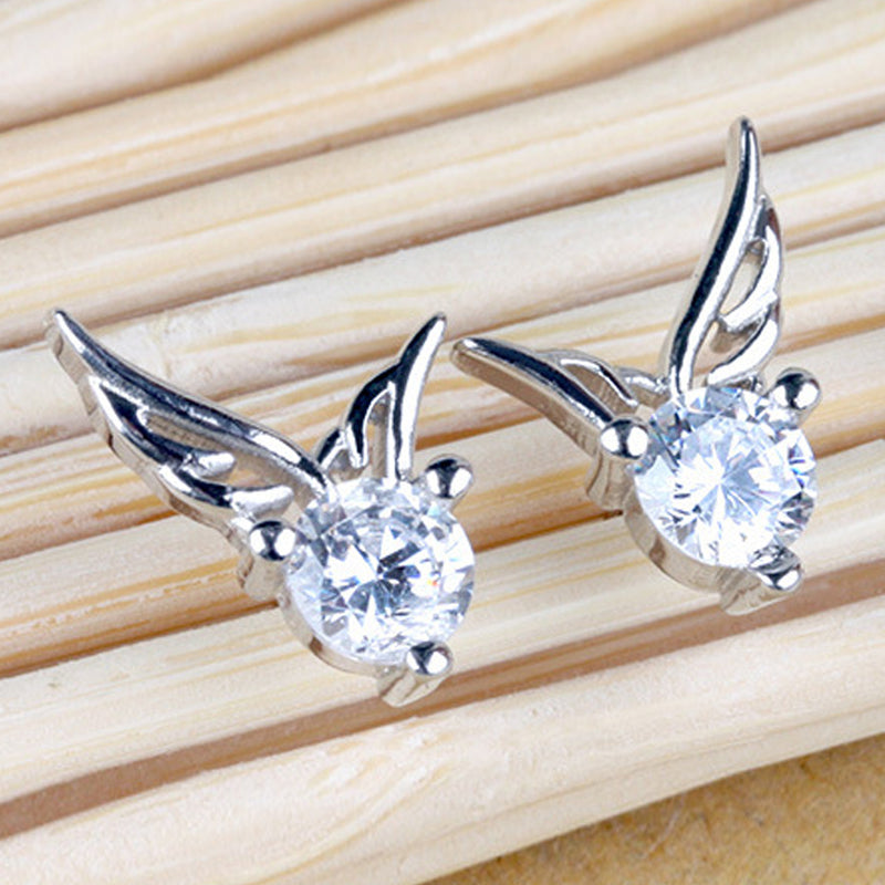 Angel Wings Silver Ear Jewelry Fashion