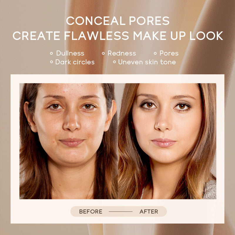 Step By Step Brightening Skin, Moisturizing Liquid Foundation