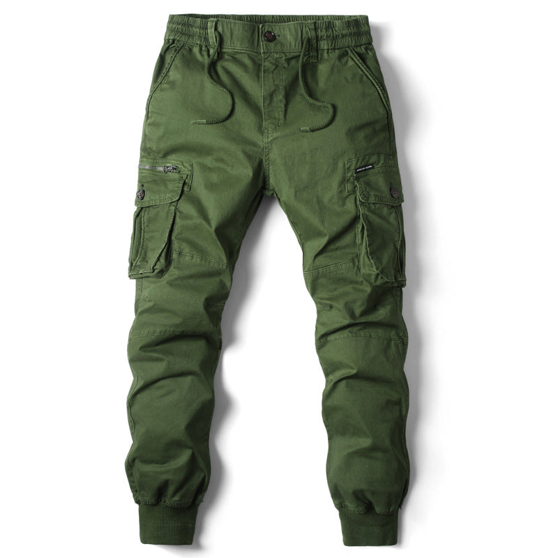 Modische, mehrfarbige Herren-Freizeithose in Übergröße